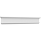 Ekena Millwork 136" Bottom Width x 140 3/8" Top Width x 8 5/8"H x 3/8"P Bedford Crosshead CRH09X136BE - alternate 5